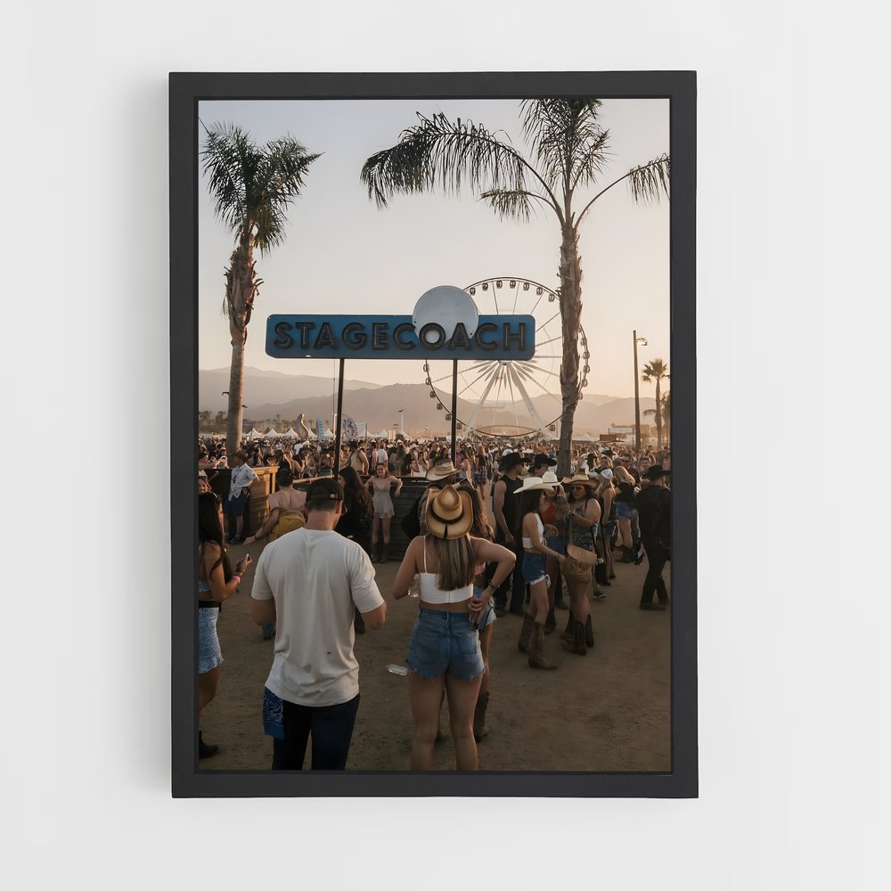 Poster Stagecoach country – affiche Danse (vue 2)